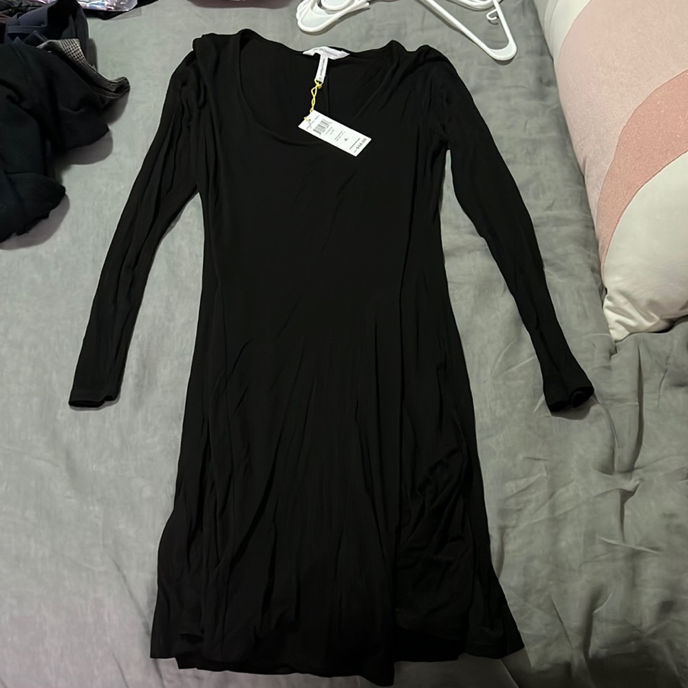 Black BCBG skater dress